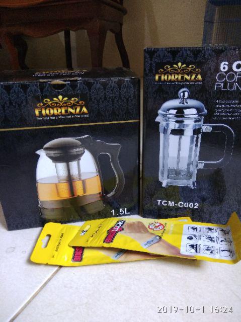 Tea Pot Fiorenza 1.5ltr - Coffee Pot - Teko Saringan
