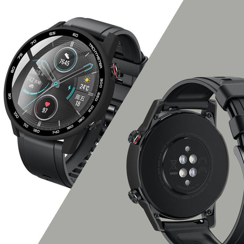 Case Pelindung Layar Tempered Glass Bumper Untuk Huawei Honor Magic Watch 2 46mm Magic2