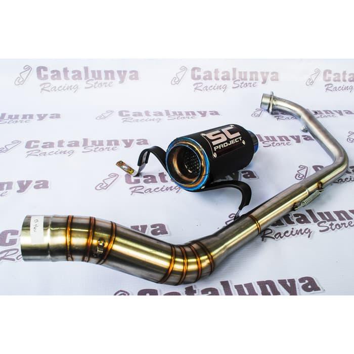 Knalpot Racing New Vixion Nva Nvl Old R15 Vva V3 SC Project Carbon