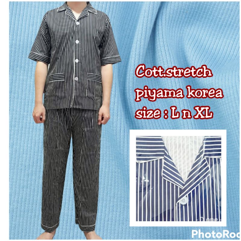 piyama  katun stretch salur 1365