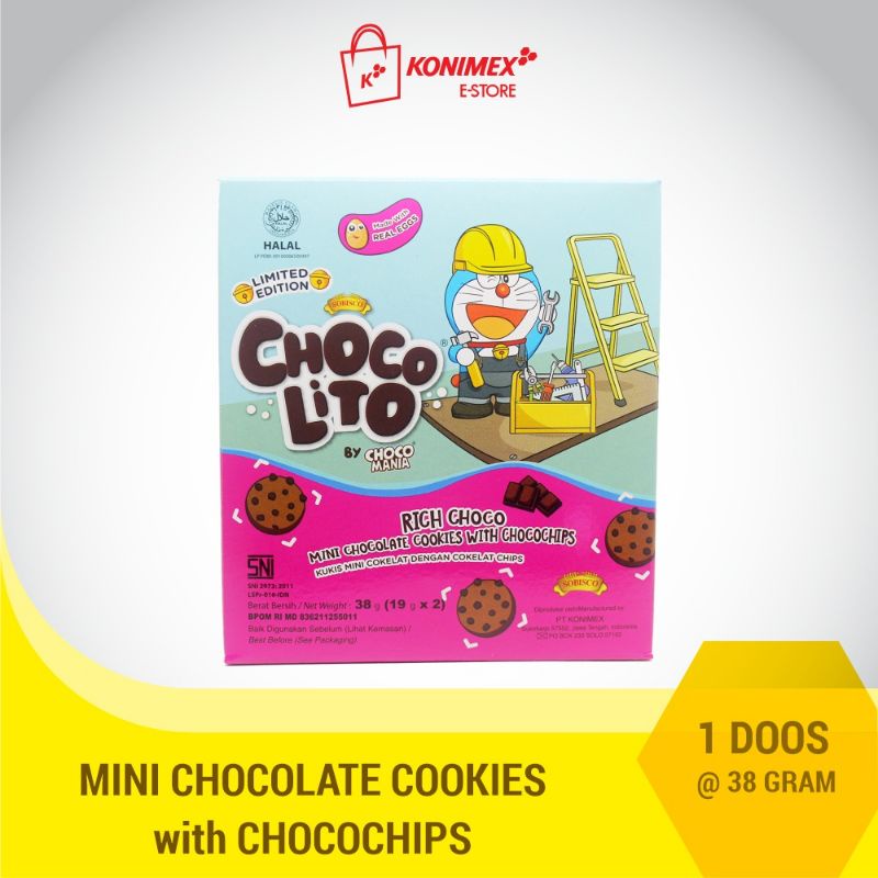 

Chocolito Mini Kukis Rich Choco Box 38gr