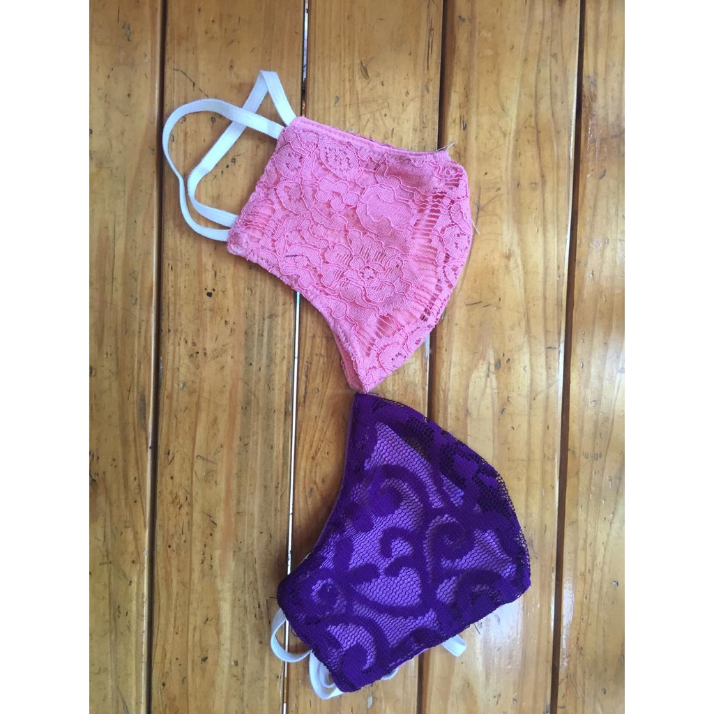 Masker Karet Kuping Model Brokat