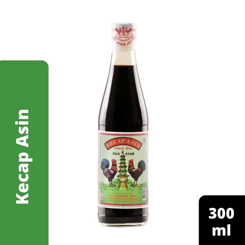 

Kecap Asin Dua Ayam 300 ml
