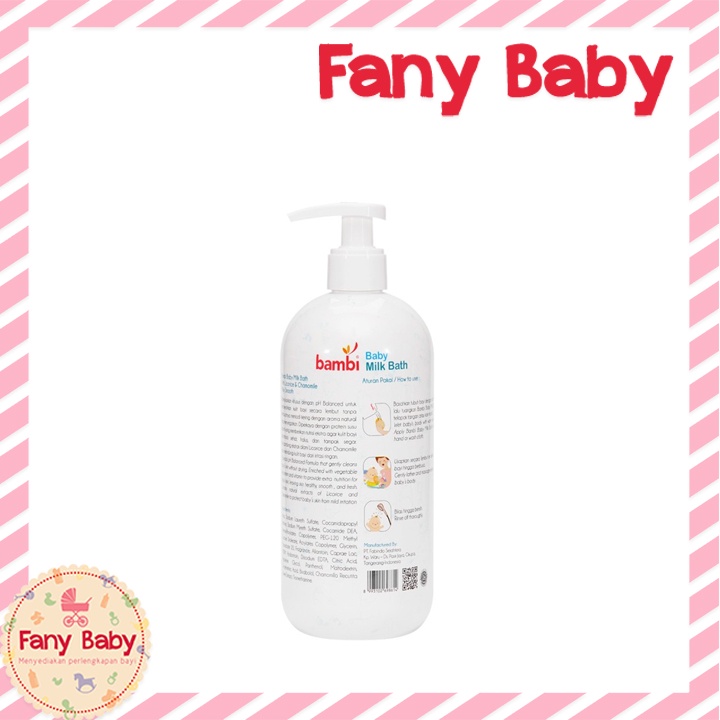 BAMBI BABY MILK BATH PUMP 500ML