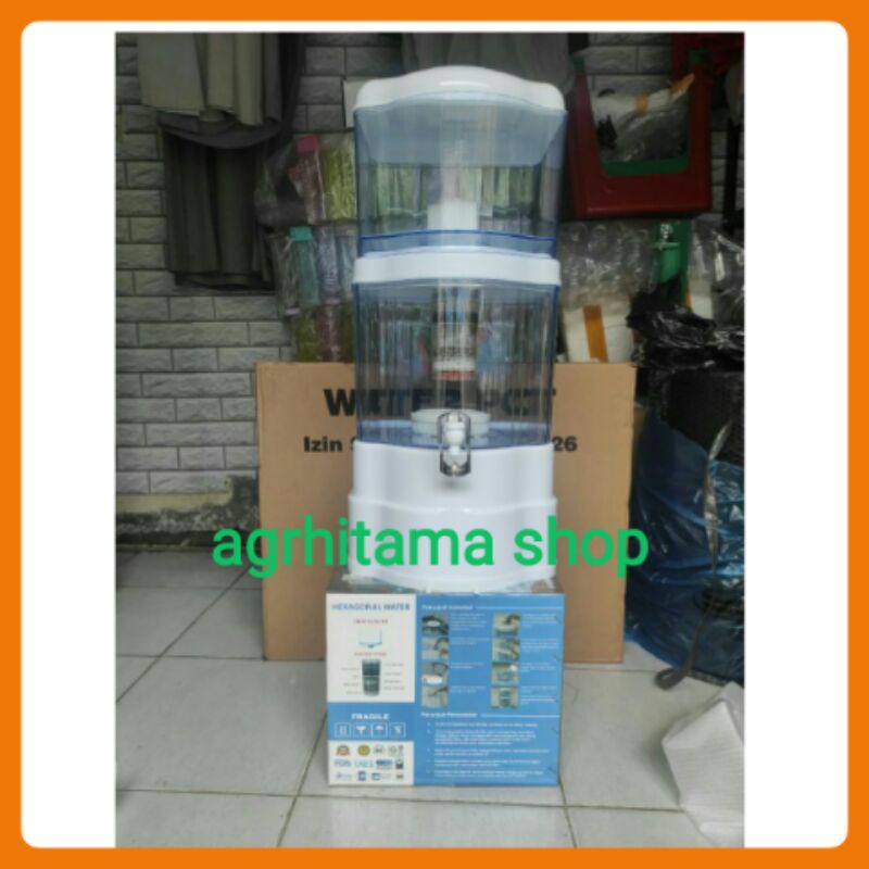 Mineral Pot Water Sistem / Dispenser Penyaring Air Minum 35 ltr