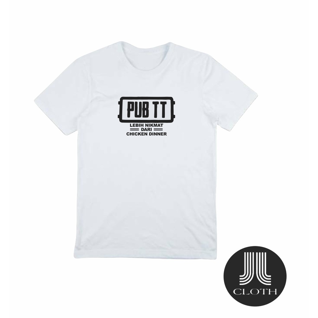 T SHIRT BAJU KAOS DISTRO PUBG PLESETAN PUB TT COTTON COMBED 30S