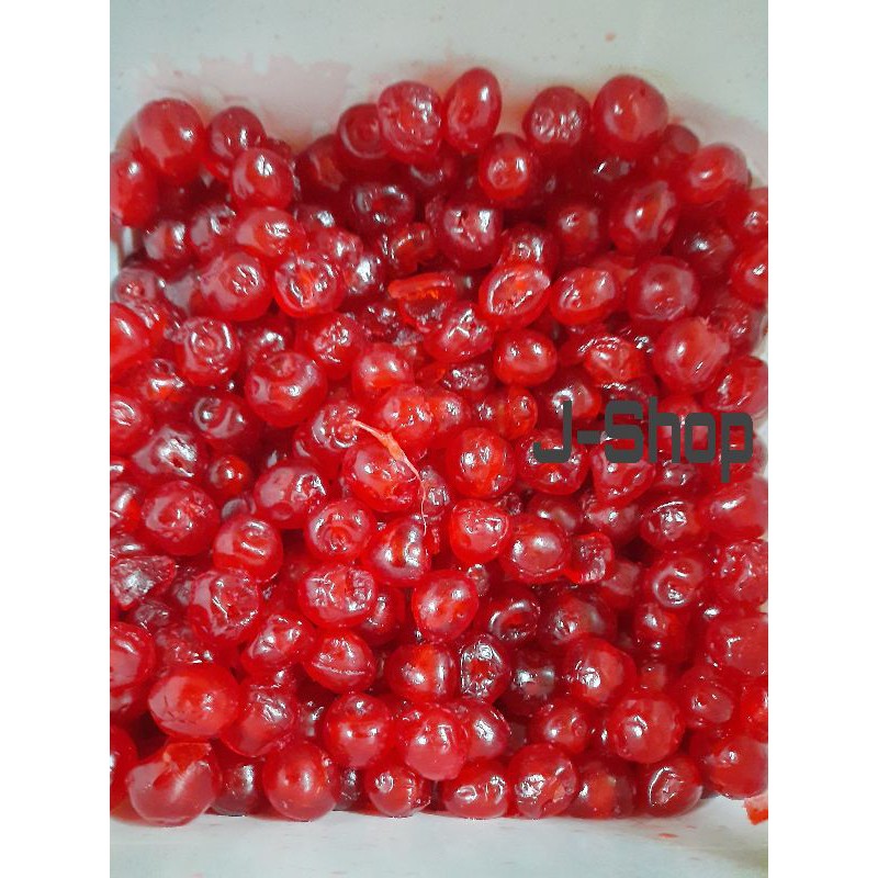 

ceri merah/glace cerie tanpa tangkai
