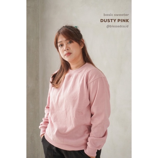 Basic Sweater Dusty Pink