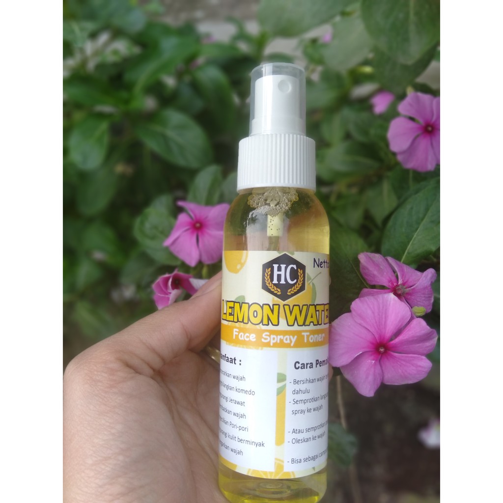 SPRAY LEMON WATER-TONER LEMON WATER PREMIUM-AIR LEMON ASLI UK 100 ML