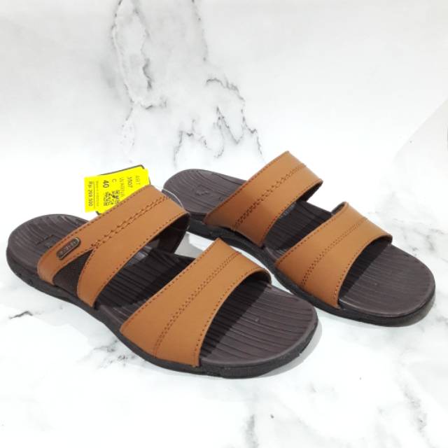 SANDAL PAKALOLO 3507 - SANDAL PRIA SLOP KULIT ORIGINAL