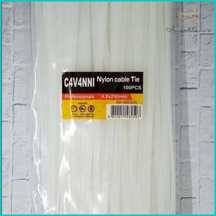 

Kabel Tis 250Mm X 4.8 Putih Cavanni (100Pcs) Baqul