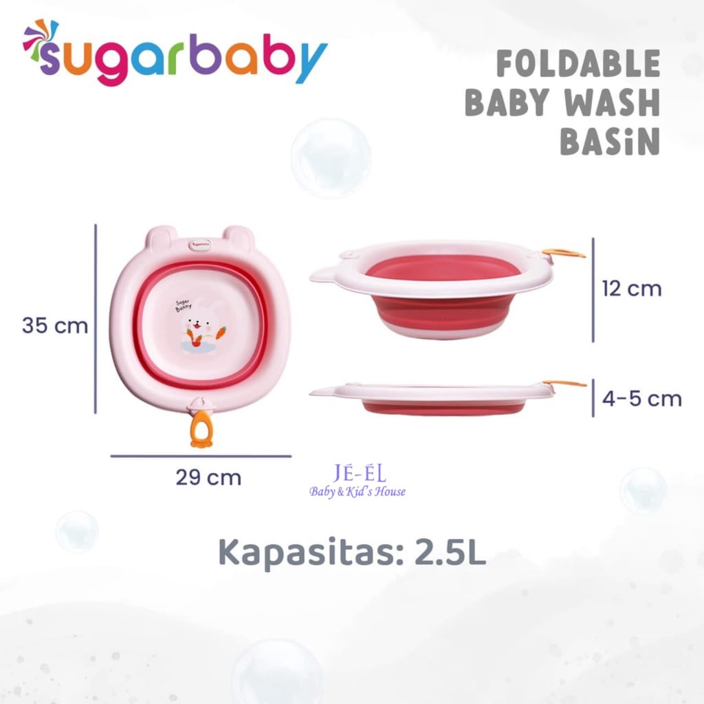 Sugar Baby Foldable Baby Wash Basin / Baskom Lipat Bayi