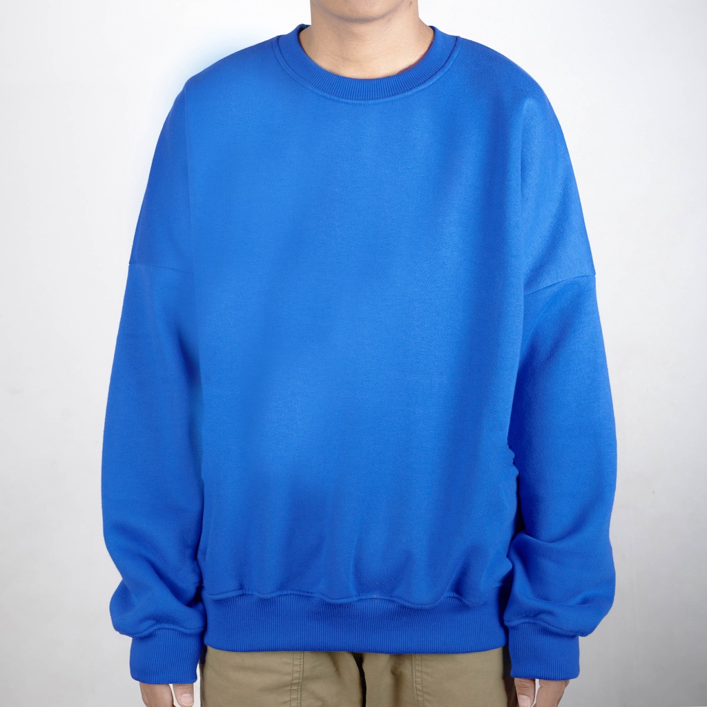 Crewneck Boxy Oversized Royal Blue