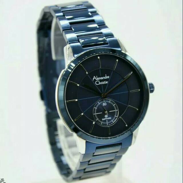 JAM TANGAN PRIA ALEXANDRE CHRISTIE AC 8546 DARK BLUE