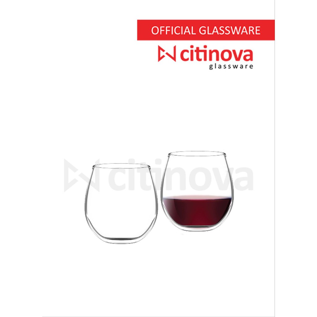 CITINOVA - 6 Pcs Gelas Minum Kaca TUSCANY Ukuran 450ml / Gelas Merry / Gelas Dalgona-3