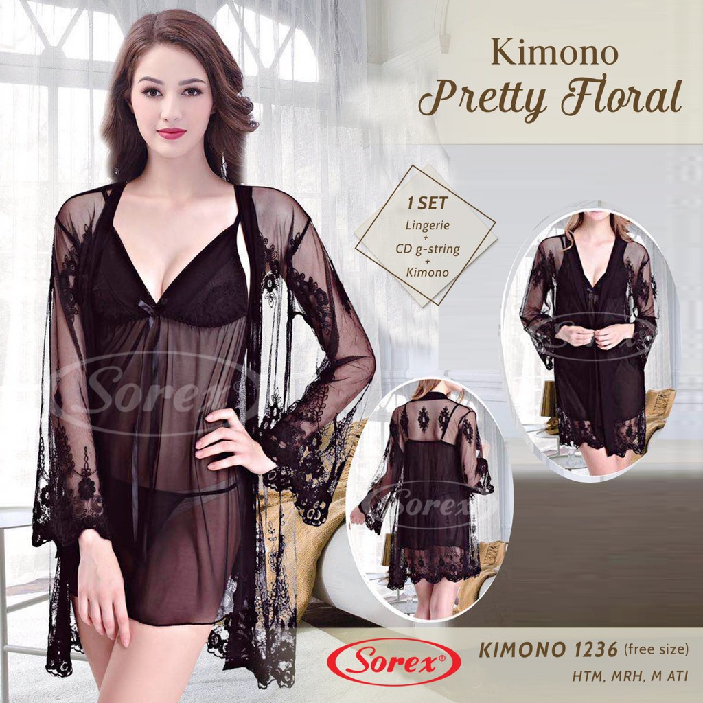 Sorex Exclusive Kimono Lingerie Set 1236