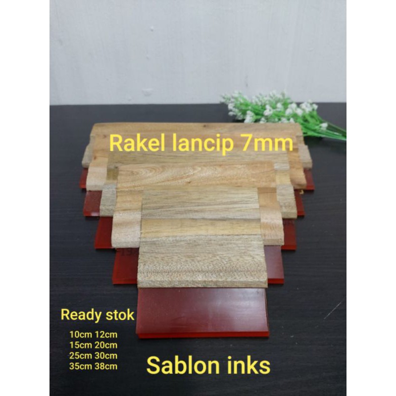 Rakel sablon merah LANCIP 20CM 25CM 30CM 35CM 38CM
