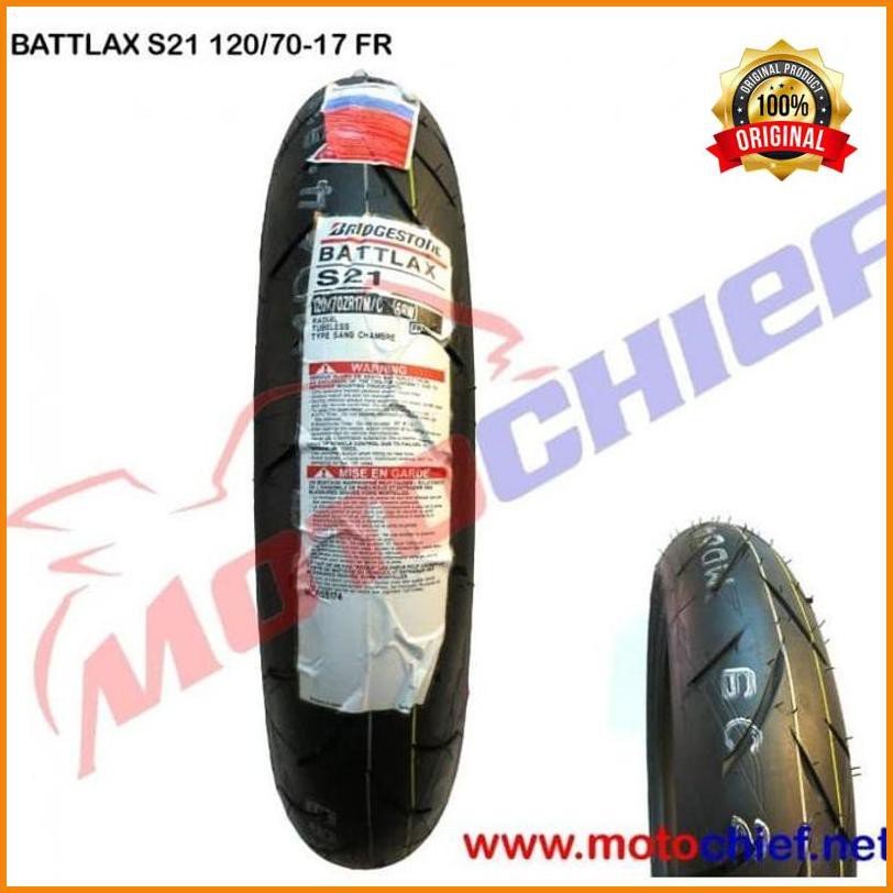 ¦453> Ban Bridgestone Battlax S21 120/70 - 17 & 160/60 - 17 ˜