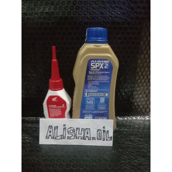 PAKET OLI SPX 2 MATIC Set OLI GARDAN AHM UNTUK MOTOR MATIC