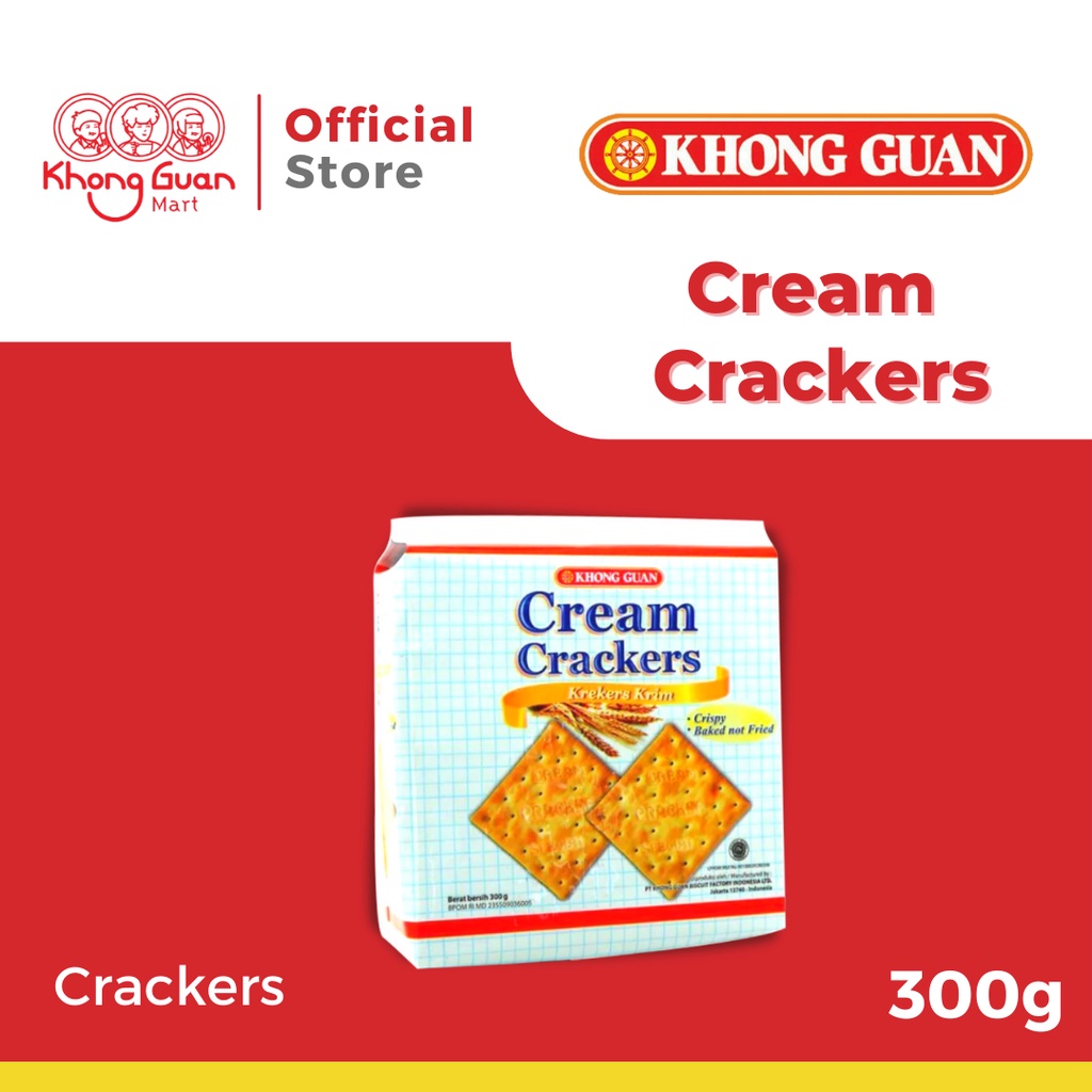 

KHONG GUAN Cream Crackers Pack 300 Gram