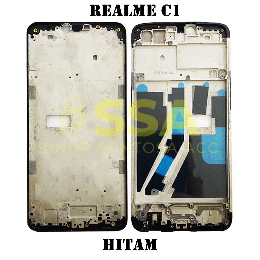 Tulang Tengah Middle Frame LCD Realme C1 Original 100% Tulang Casing Bezel Bezzel Bazel Handphone HP Ori Original Awet Murah RealmeC1