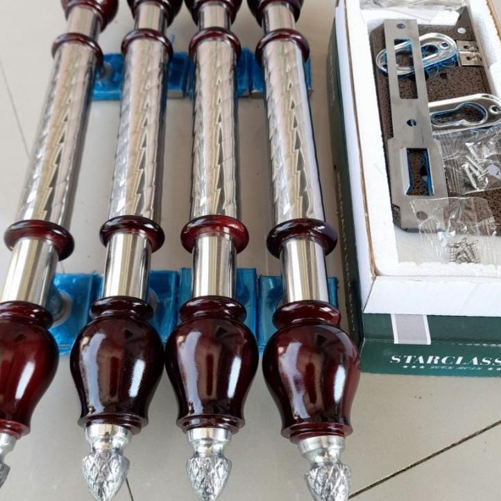 Bagus Dipakai.. 1 Set Handle Pintu Minimalis Gagang Tarikan Pintu Stainles Pegangan Pintu Mewah Hand