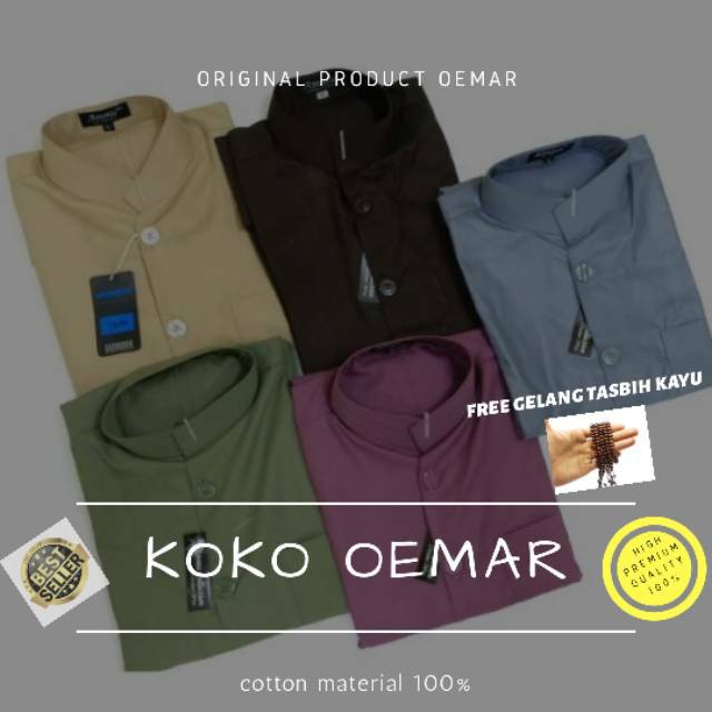 Baju Koko Pria Oemar Ammu Baju Muslim Pria Ammu Oemar Model Habib Habaib