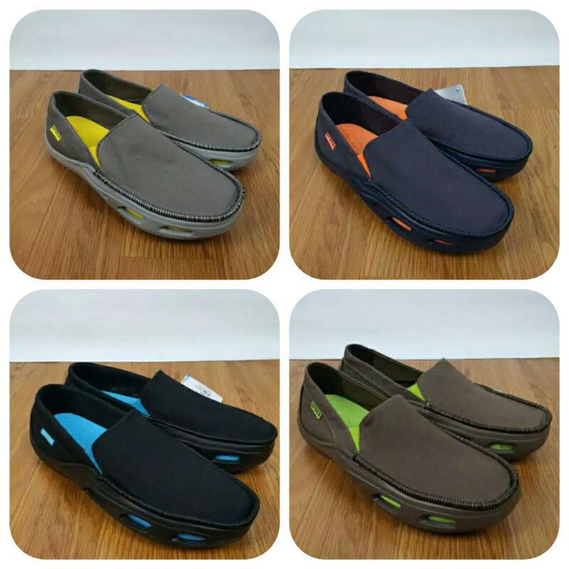 SEPATU PRIA TIDELINE SPORT CANVAS CROCS