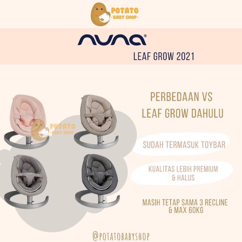 Nuna Leaf Grow 2021 With Matching Toy Bar