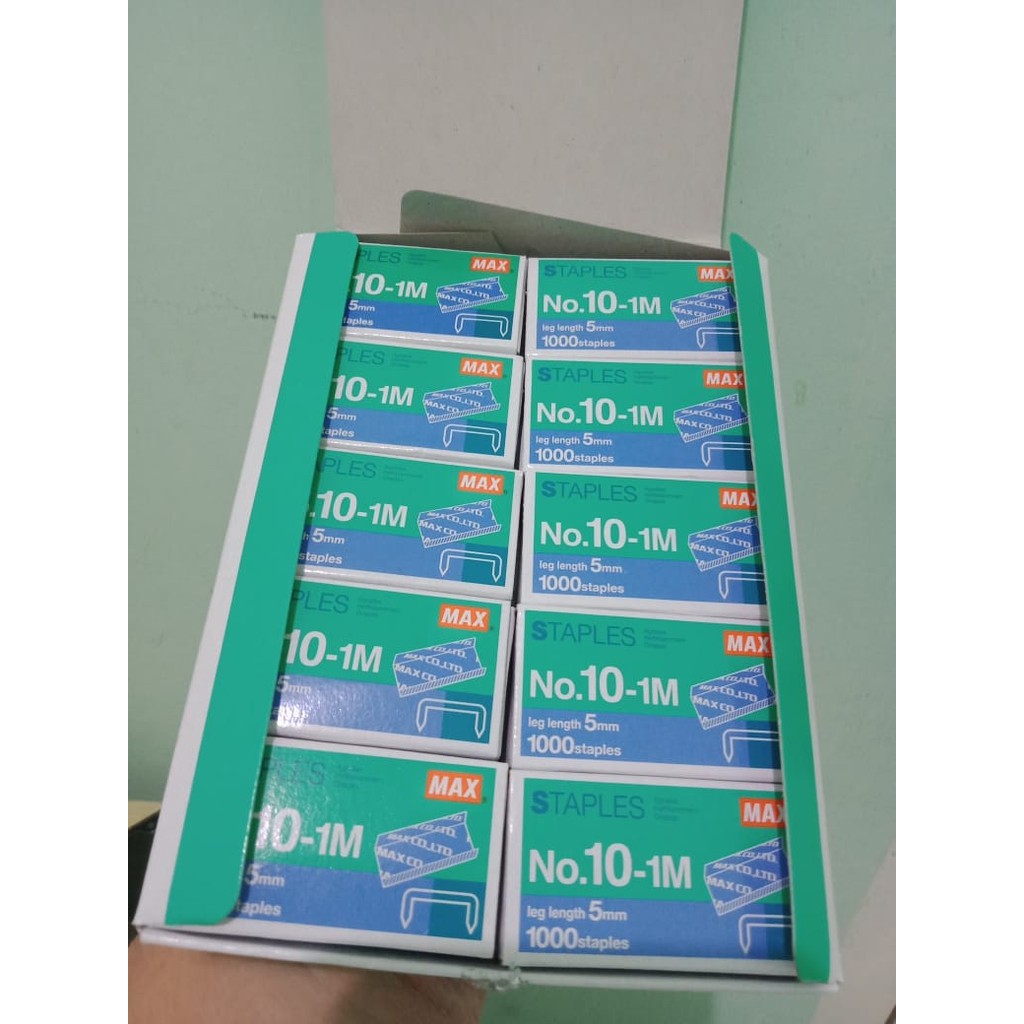 

ISI STAPLES MAX NO 10 (ATK GROSIR MURAH)