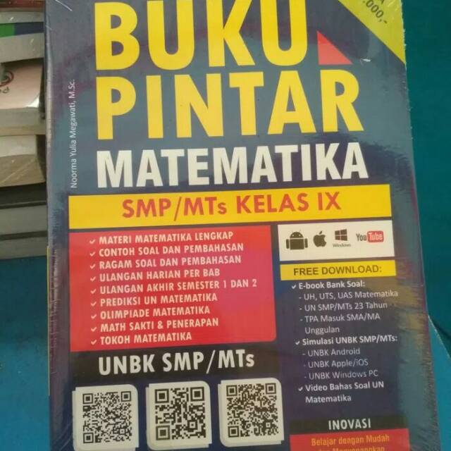 Buku Pintar Matematika Smp Mts Kelas Ix Original Shopee Indonesia