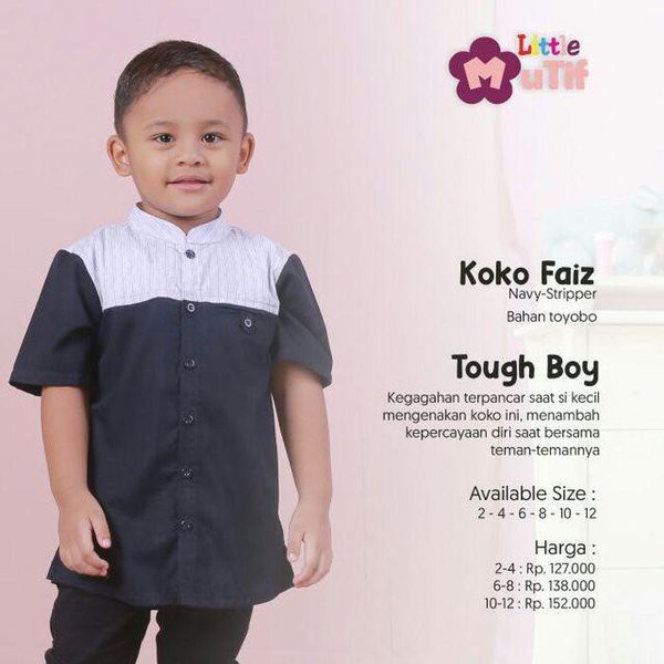 Koko Anak MUTIF FAIZ Navy || Mutif Damoza Upmore