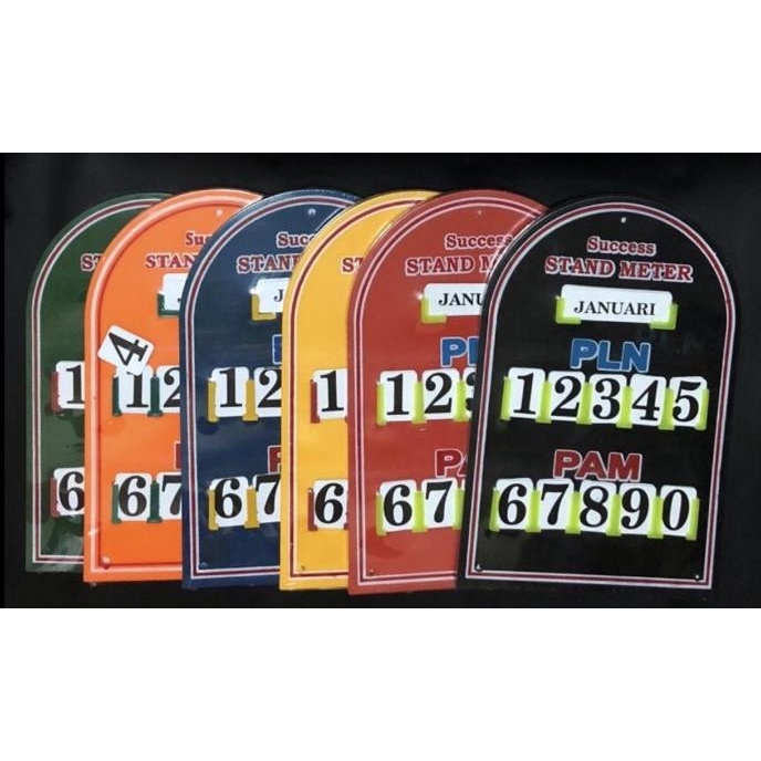 

(BISA COD) PAPAN METERAN PLN PAM BERGARANSI Kode 1237