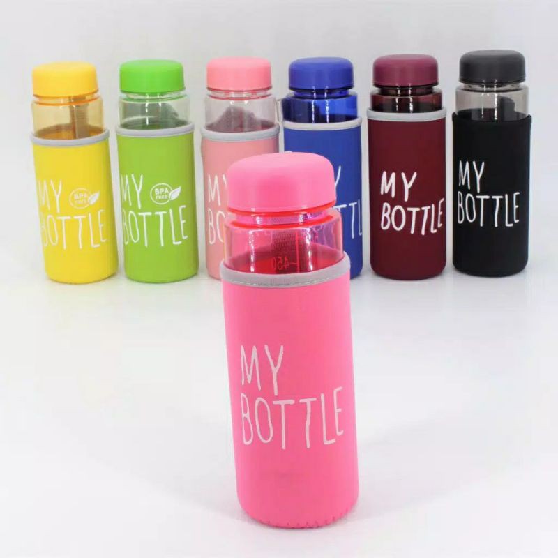 MY.BOTTLE .1/2 SARUNG WARNA#BOTOL MINUM#BOTOL MURAH#