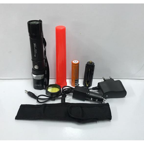 Diskon Xml T6 Senter Police Swat Lampu Led T6 Sx-8008T Terbaru
