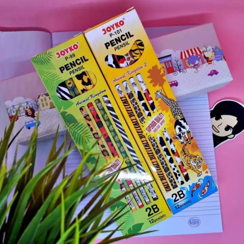 

Pensil 2B Joyko Animal / Harga 1 lusin