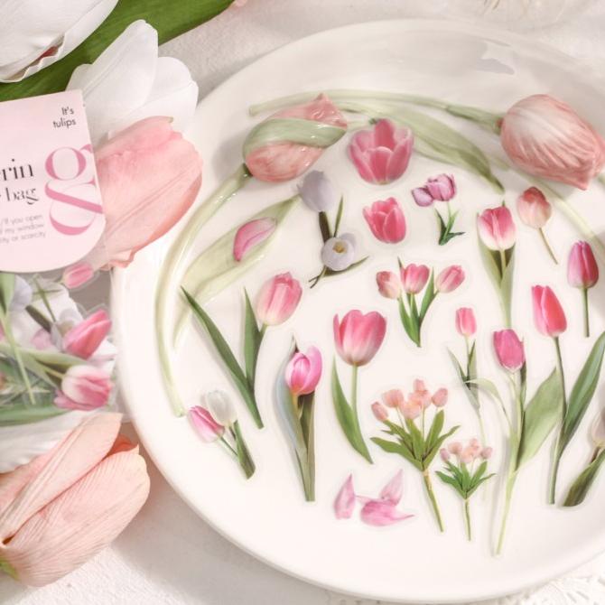 

Meet Flowering Flake Stickers Set