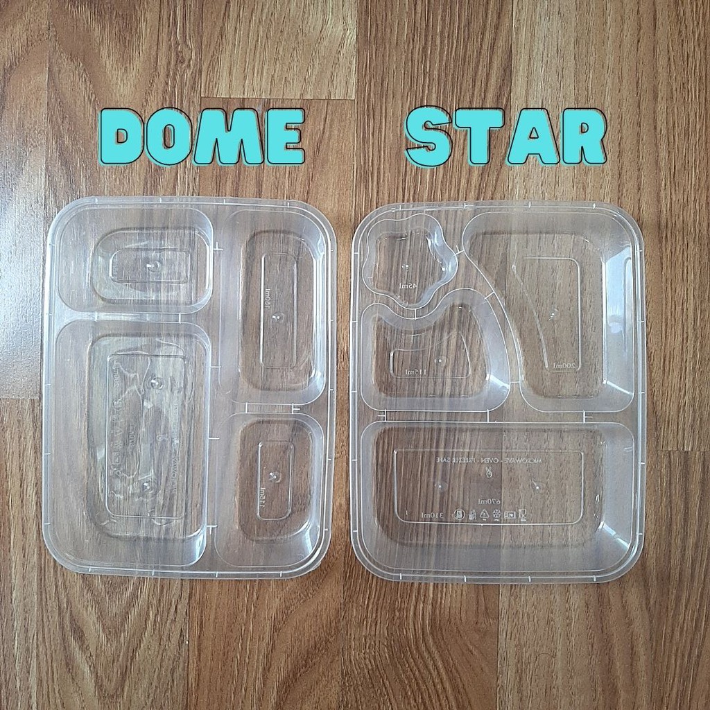 Thinwall Victory Bento 4 Sekat / Thinwall Bento / Kotak Makan Bento
