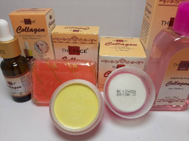 PAKET CREAM COLLAGEN THE FACE BPOM