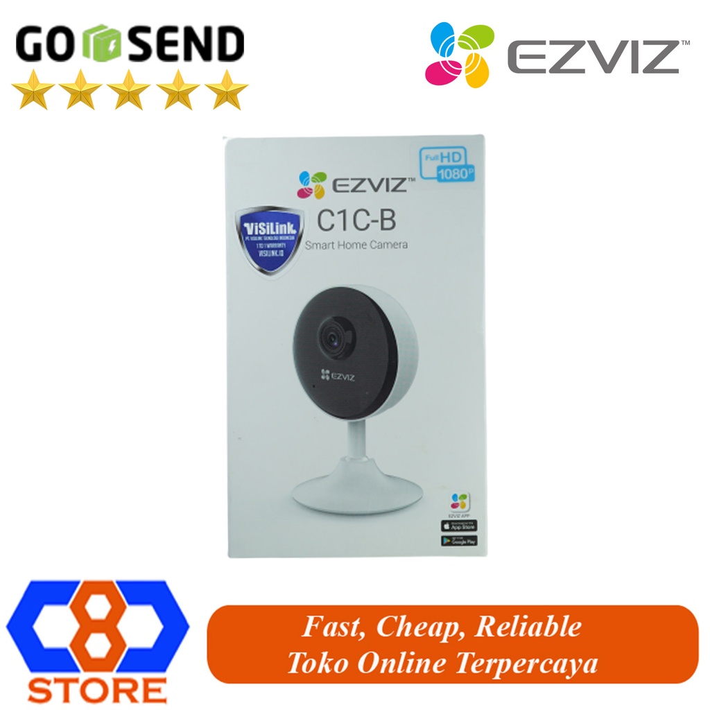 IP CAMERA EZVIZ C1C-B 1080P 2MP H265 (PENGGANTI C1HC) GARANSI RESMI