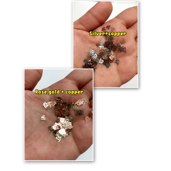 sprinkle ikan mini pernak pernik nail art miniatur charm beads craft