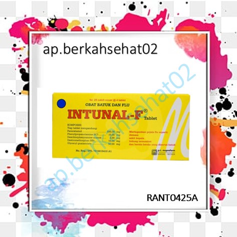 INTUNAL FORTE TABLET 25X4 KEMASAN BOX FLU DAN BATUK