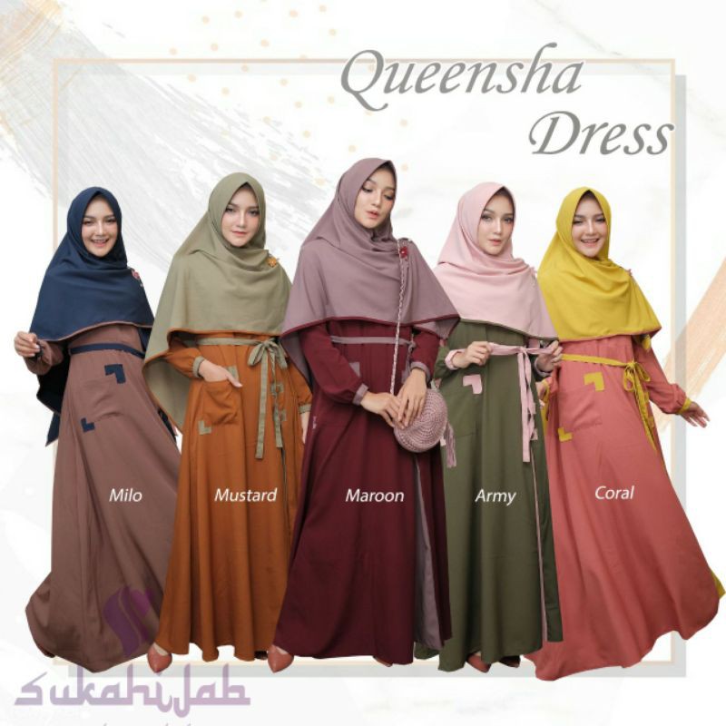 queensha dress ori sukahijab