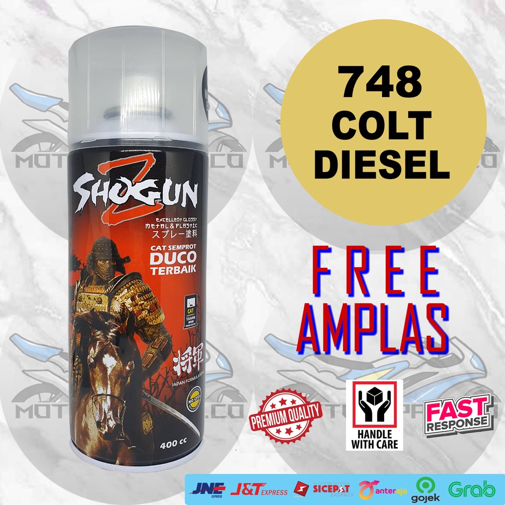 Cat Semprot Shogun Z Colt Diesel 748 / Kuning - Pilok Pylox