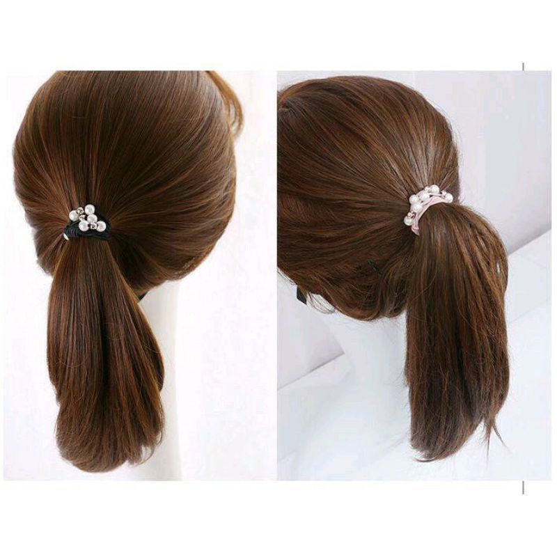 ~ PIYOSHI08 ~ Ikat Rambut Pearl Wanita Kekinian Ala Korea-Lucu Imut AF24