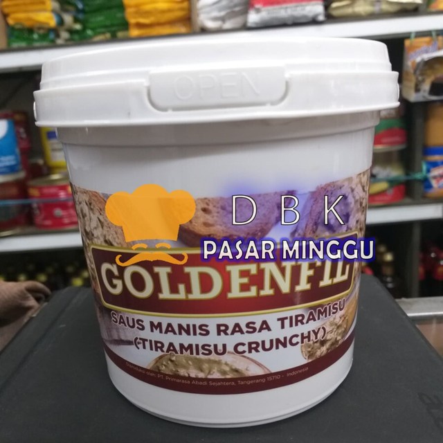 

SELAI- GOLDENFIL TIRAMISU CRUNCHY 1KG SELAI TIRAMISU DENGAN MALT GURIH -SELAI.