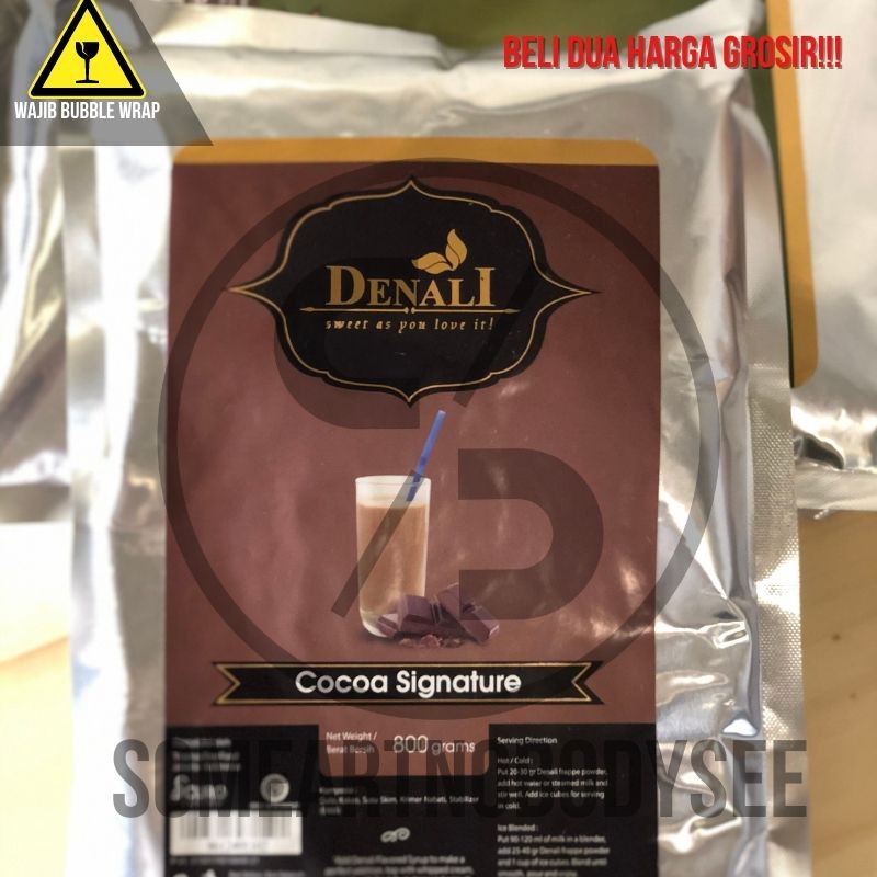 

Denali Chocolate Signature Powder 800gr