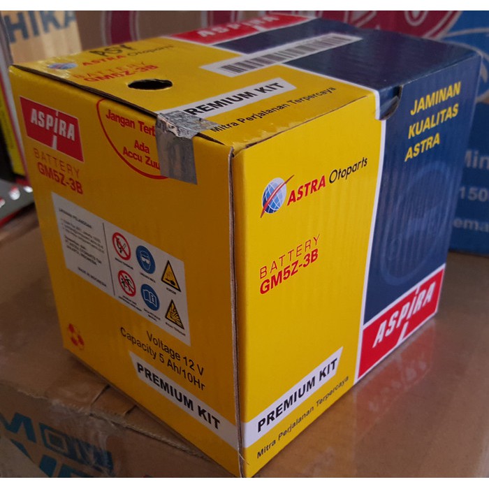 Jual Accu / Aki ASPIRA GM5Z-3B Limited