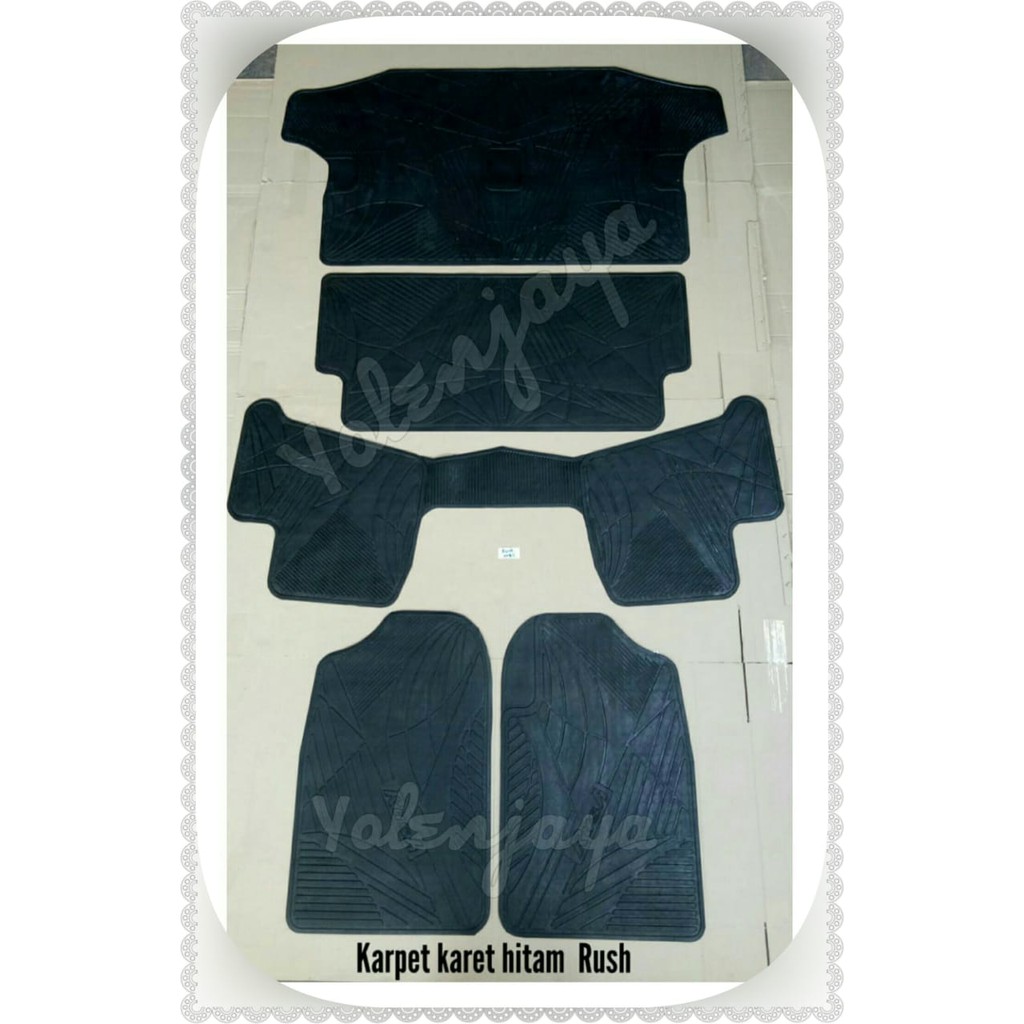 Karpet Karet Hitam Rush Lama