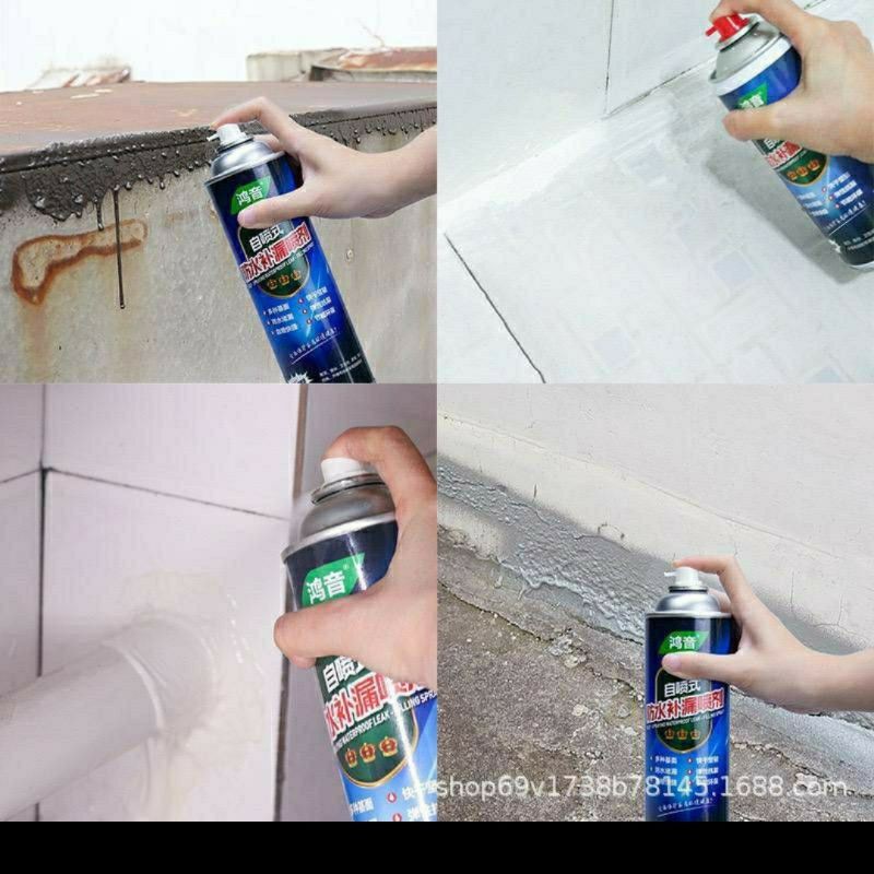 Semprotan Spray Anti Bocor Tahan Air Atap / Waterproof Leak / Proof Spray / Roof Glue Exterior Wall Spray